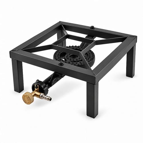 Litinový plynový vařič SGB-01 3 kW – stabilní varný stolek na PB, hořák pro zavařování a kemping