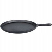 Litinová pánev na palačinky 28 cm – masivní pánev z přírodní litiny pro rovnoměrné pečení (1)