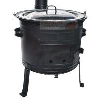 Kotlíkový set Párty 2 v 1, kotlina 39 cm a smaltovaný kotlík 14 L s poklicí a příslušenstvím (1)