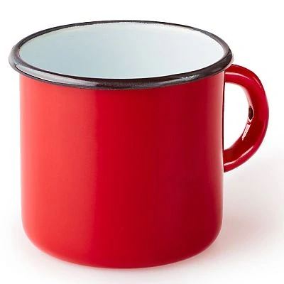 Hrnek rovný 0,5 L červený