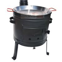 Kotlíkový set Párty 2 v 1 full, kotlina 45 cm a kotlík nerez Lux 30 L s příslušenstvím (2)