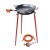 Set Hořák L30 Paella s dvouokruhovým hořákem 30 cm, připojením na plynovou lahev, stojanem a pánví z leštěné oceli 40 cm